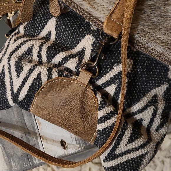 NWT NEW MYRA CROSSBODY BAG FUR LEATHER - Picture 14 of 16